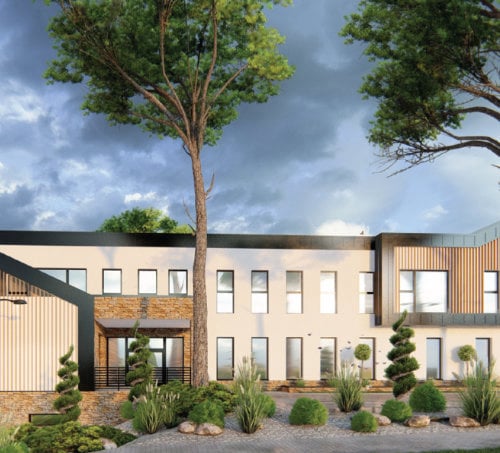 Małopolskiego Ośrodka Medycyny Pracy przeciwoblodzeniowego systemu grzejnego do zapewnienia drożności rynien dachowych oraz rur spustowych